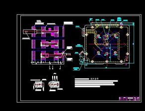 组合机床多轴箱装配图 机械设备制造与设计的CAD图纸解析
